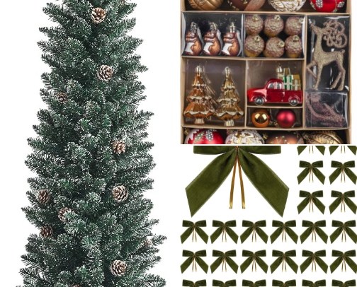 How I’m decorating my Christmas Tree with 4 cats!! cover photo collage