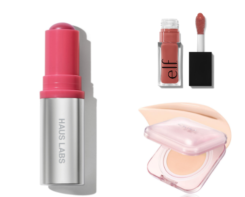 everyday makeup products that i use to look like ai cover photo collage