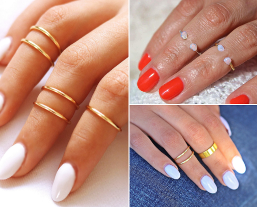 Unique & Fun Knuckle/Midi Rings (Jewellery & Fashion) cover photo collage