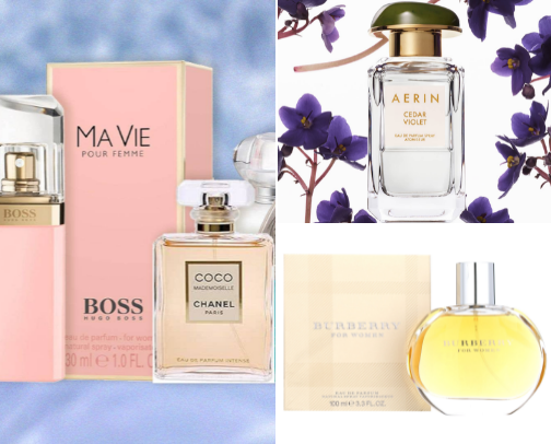 Trending scents cover photo collage