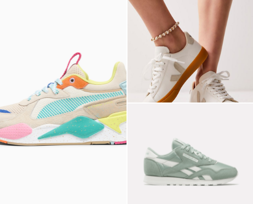 Sneakers, but Make It Cute: My Go-To Girly Kicks 👟💕 cover photo collage