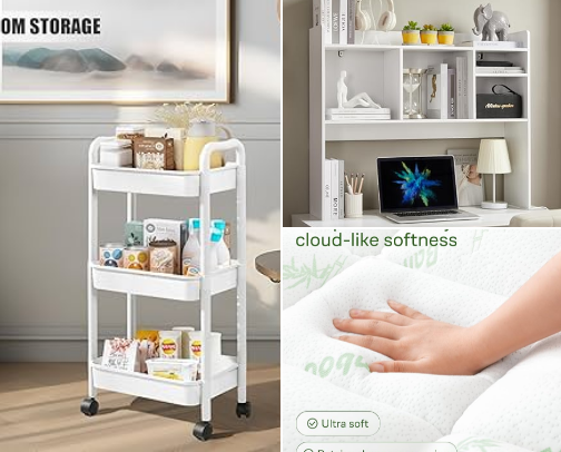 College necessities cover photo collage