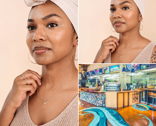 Valerie Madison fine jelery cover photo collage