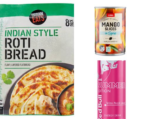 Grocery gold cover photo collage