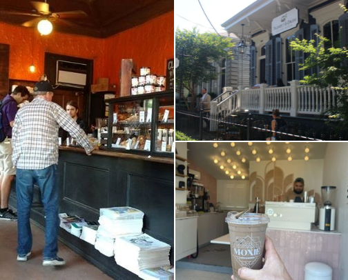 Coffee Shops you absolutely need to go to in New Orleans☕️ cover photo collage