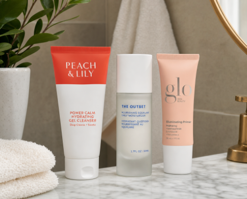 The Clean-Beauty Glow-Up Your Skin Has Been Waiting For cover photo collage