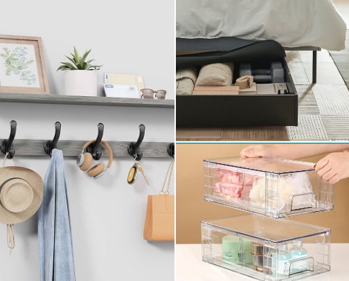 Top Storage & Organization Essentials for Busy Families cover photo collage
