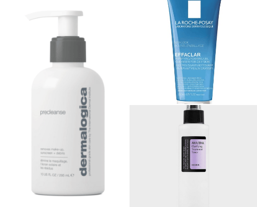 Hormonal Acne skincare must haves cover photo collage