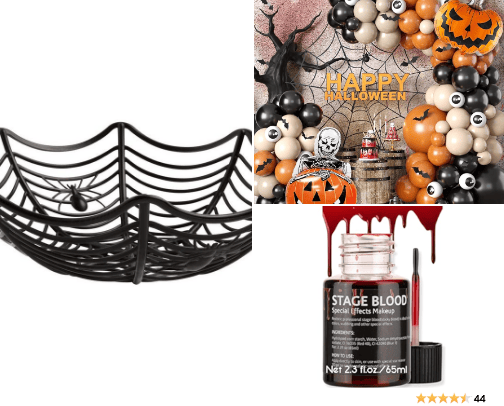 #5 Halloween Party Items! cover photo collage