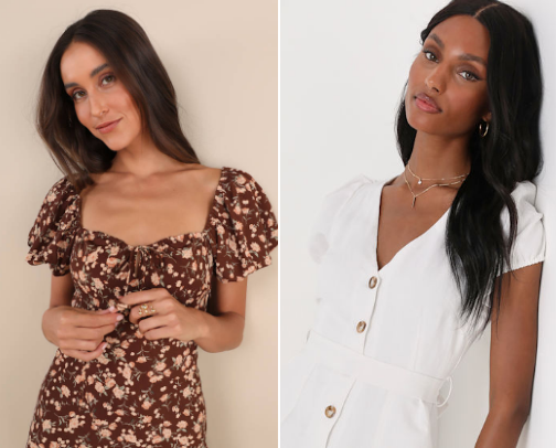 FEMININE + MODEST DRESSES cover photo collage