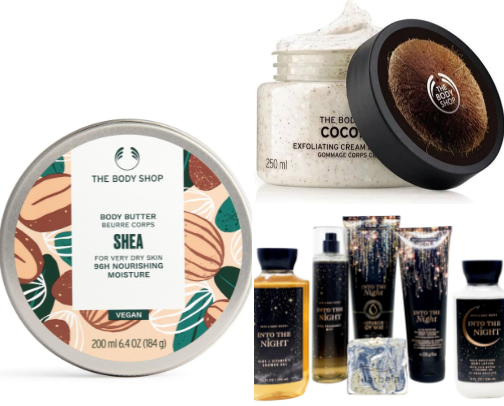 Body care cover photo collage
