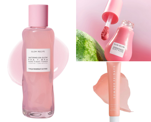 Things that make you smell and feel like - the color pink💓 cover photo collage