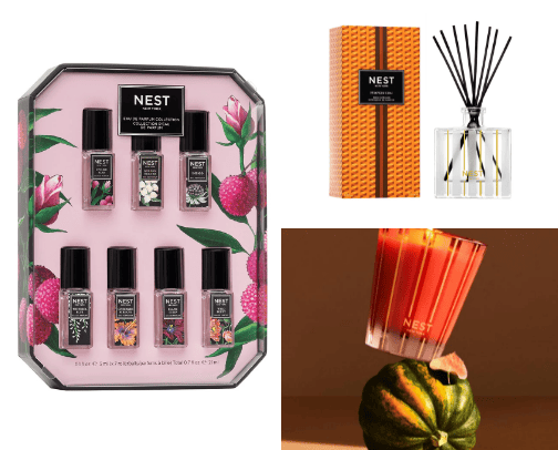 Parfums and Diffuser NEST NEW YORK. cover photo collage