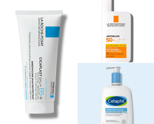My skincare routine while taking Roaccutane!🧴 cover photo collage