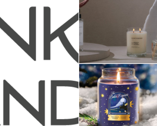 Candle & Scent Collection home fragrances, relaxation, décor cover photo collage