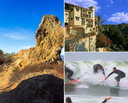 Topanga Canyon- iconic music history, surf, great food and real people! cover photo collage