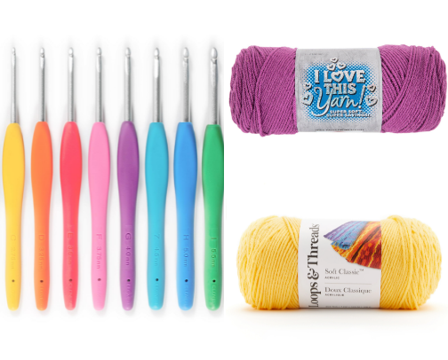 Crochet beginners cover photo collage