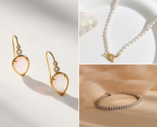 ✨️Dainty Jewelry I'm Actually Obsessed With cover photo collage