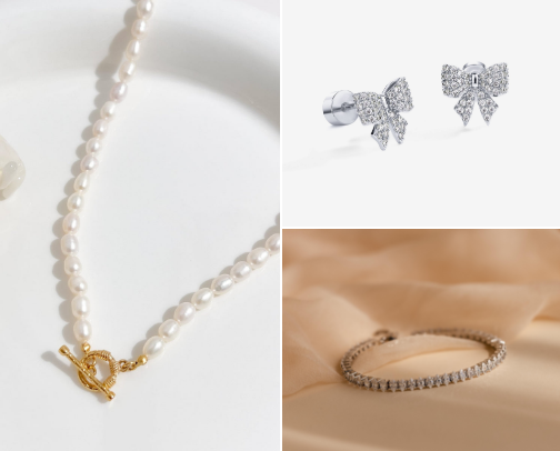 ✨️Dainty Jewelry I'm Actually Obsessed With cover photo collage