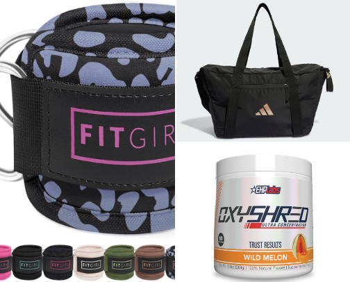 Gym necessities cover photo collage