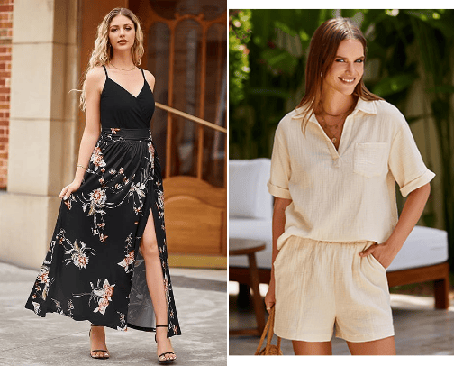 Summer outfit cover photo collage