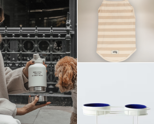 My essentials as a dog mum cover photo collage