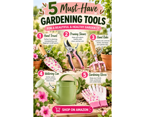 Must-Have Gardening Tools for Beginners | Essential Garden Tools & Gift Ideas cover photo collage