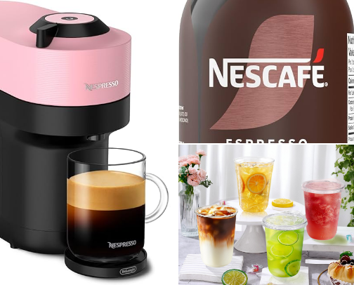 Iced Coffee Girlie cover photo collage