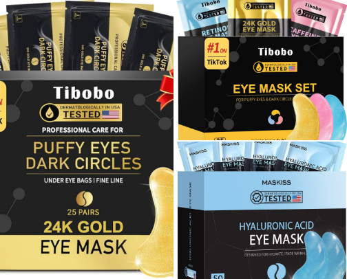 My favorite eye masks! cover photo collage