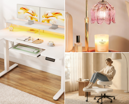 Productivity Optimized Desks cover photo collage