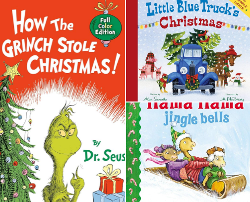 Christmas Books For Kids cover photo collage
