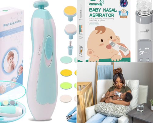 First time mom MUST HAVES! cover photo collage