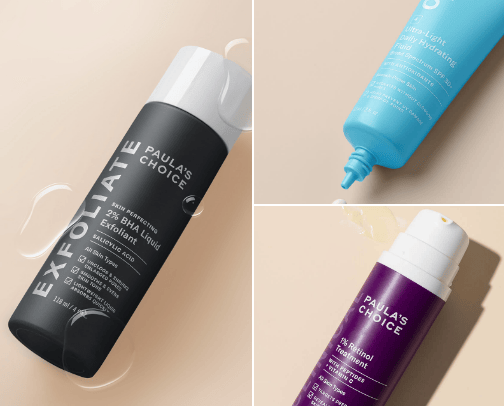 My favorite skincare items 🫧 cover photo collage