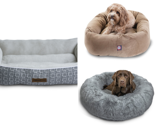 I Finally Found Dog Beds My Pup Actually Sleeps In Instead of My Pillow cover photo collage