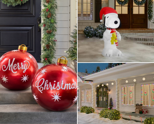 christmas decor cover photo collage