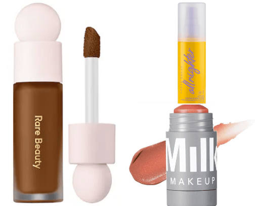 Favourite makeup products cover photo collage