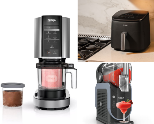 Time Saving Kitchen Appliances that we use ALL the time cover photo collage