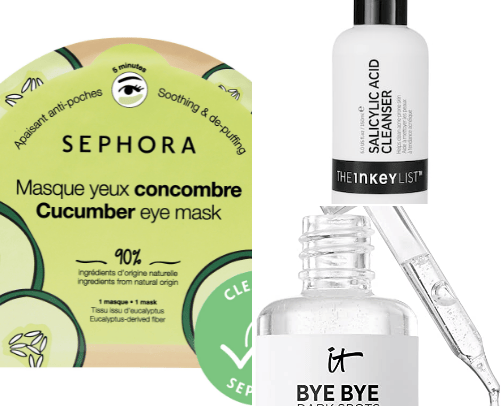 skincare cover photo collage