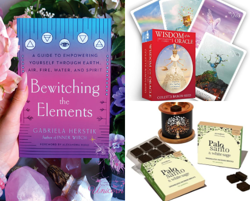 Sacred Wellness & Magical Toolbox cover photo collage