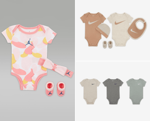 Nike clothes for baby 🥹💜 cover photo collage