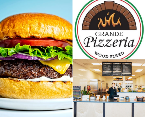 Healthy food cover photo collage