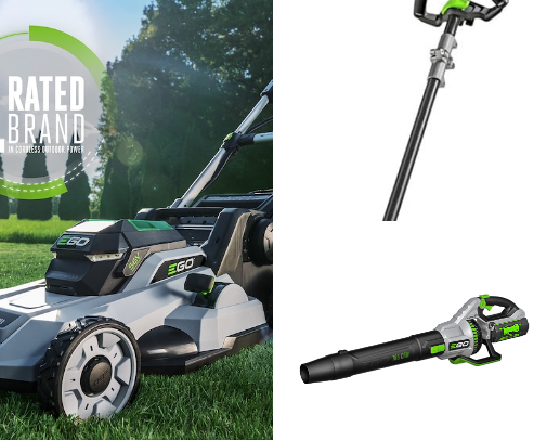 EGO Power+ Lawn Equipment and Tools cover photo collage