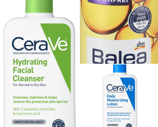 affordable skin care that cleared my skin cover photo collage