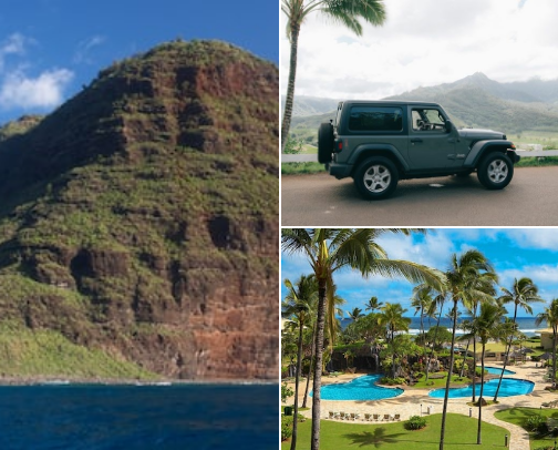 How to Honeymoon in Kauai on a Budget cover photo collage