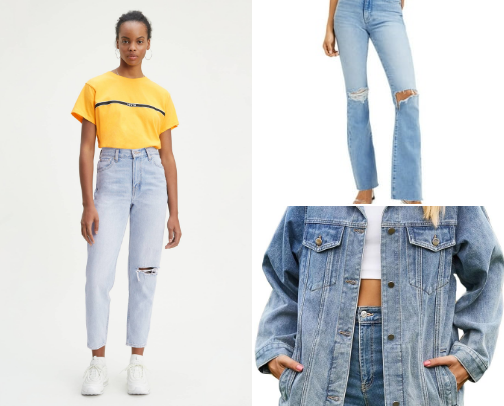 Trendy Denim Looks Every Woman Needs in Her Closet cover photo collage