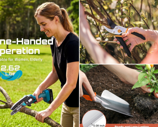 Gardening Tools & Essentials cover photo collage
