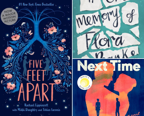 Teenage and romance books cover photo collage