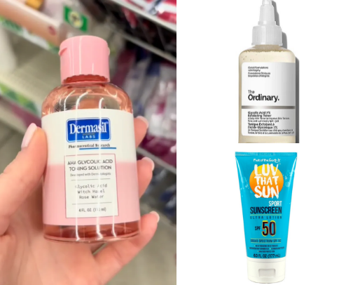 🩵Hydrating products for oily acne prone skin🩵 cover photo collage