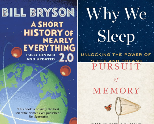 An attempt to understand the universe through comprehensible books cover photo collage