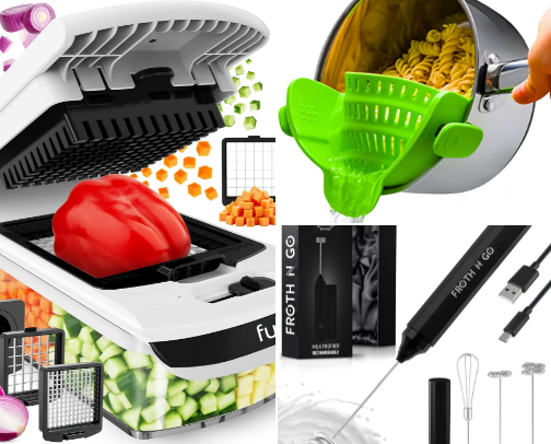 14 Viral Amazon Kitchen Gadgets You’ll Actually Use Daily cover photo collage